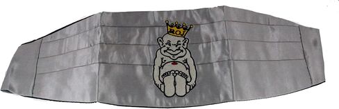 4031962 Royal Order of Jesters Billiken Tuxedo Cummerbund ROJ Embroidered Biliken Book of Plays in Saudi Arabia