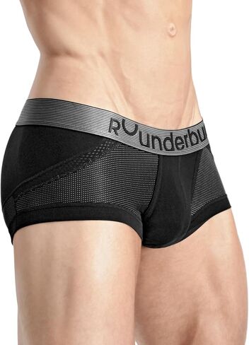 Rounderbum Men’s Anatomic Tech Mini Trunk – Anatomically Contoured Pouch, Soft Cotton Stretch, Low-Rise Fit in Saudi Arabia