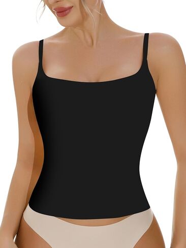 Artdear Women's Square Neck Tank Top Basic Spaghetti Straps Camisole Sexy Summer Cami Crop Tops Air Touch Fabric in Saudi Arabia