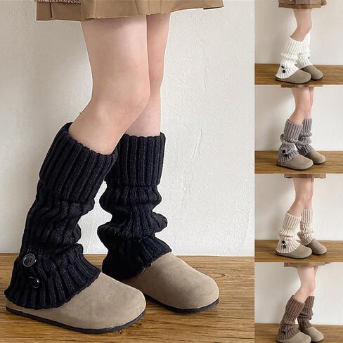 Retro Socks Breathable Socks Loose Socks Autumn Winter Socks Crochet Stockings Leg Warmer Stockings for Girls 3-13 Year in Saudi Arabia