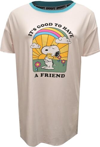 MJC Womens Peanuts Snoopy and Woodstock Best Friends Nightshirt in Saudi Arabia