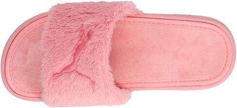 PUMA Kids Girls Cool Cat Fluffy Bx Slide صندل كاجوال كاجوال - وردي - مقاس 7 M in Kuwait