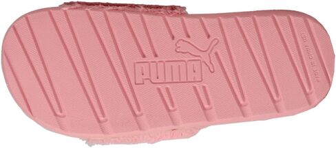 PUMA Kids Girls Cool Cat Fluffy Bx Slide صندل كاجوال كاجوال - وردي - مقاس 7 M in Kuwait