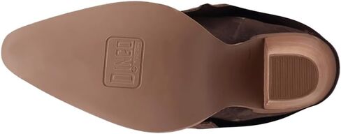 Dingo Womens Buckle Bunny Suede Leather Casual Boots Over the Knee Mid Heel 2-3" - Brown in Saudi Arabia