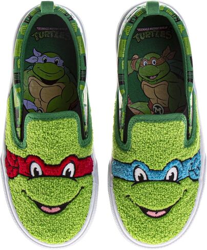 Josmo Shoes Cartoon Lowtop Sneakers Slipon Sneaker Casual Fashion Canvas Shoe Spiderman Sonic TMNT Monsters Inc Cars (Sizes: 5-10 Toddlers / 11-13 Little Kid / 1-4 Big Kids) in Kuwait