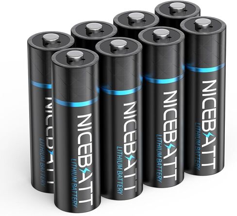 Lithium AA Batteries 3500mAh 16 Count, 1.5V High Capacity Double A Battery for Blink Camera Freezer Thermometer etc in Saudi Arabia