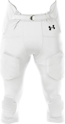 بنطال كرة قدم متكامل للشباب من Under Armour Gameday Armor، أبيض، كبير in Kuwait