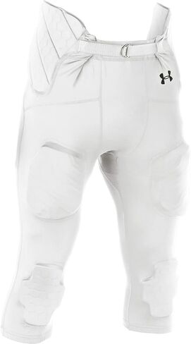 بنطال كرة قدم متكامل للشباب من Under Armour Gameday Armor، أبيض، متوسط in Kuwait