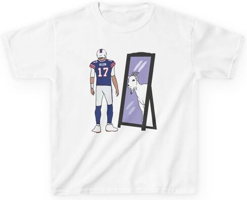تي شيرت شبابي Josh Allen Mirror Goat Buffalo Football Tee مقاسات الأطفال in Kuwait