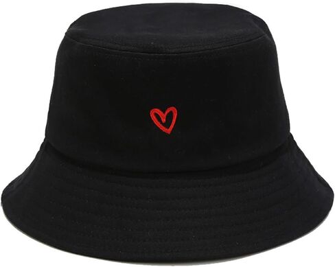 Trendy Cotton Bucket Hat for Women Men Beach Fisherman Cap Sun Hats in Kuwait