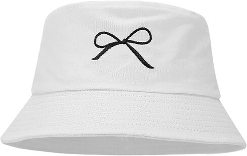 Trendy Cotton Bucket Hat for Women Men Beach Fisherman Cap Sun Hats in Kuwait