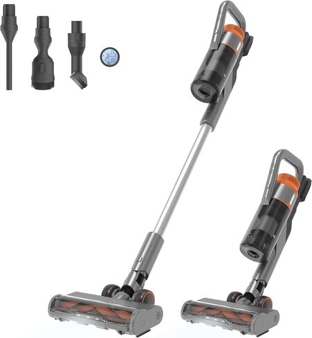 WORX 20V Cordless Stick Vacuum, Powerful Cordless Vacuum Cleaner 25Kpa High Suction for Pet Hair, Lightweight Handheld Vacuum Cleans Floors Carpet Car – Battery & Charger Included in Kuwait