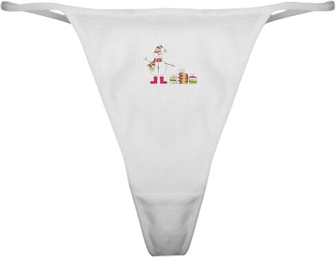 CafePress Snowman Face Classic Thong Underwear, Womens Panties in Saudi Arabia