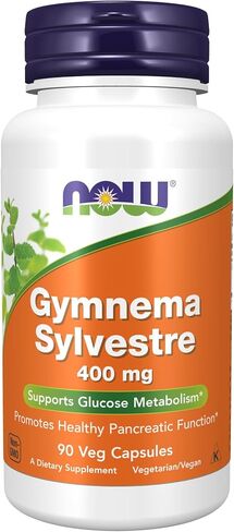 جيمنيما سيلفستر من ناو فودز، 90 كبسولة / 400 مجم (عبوة من قطعتين) in Kuwait