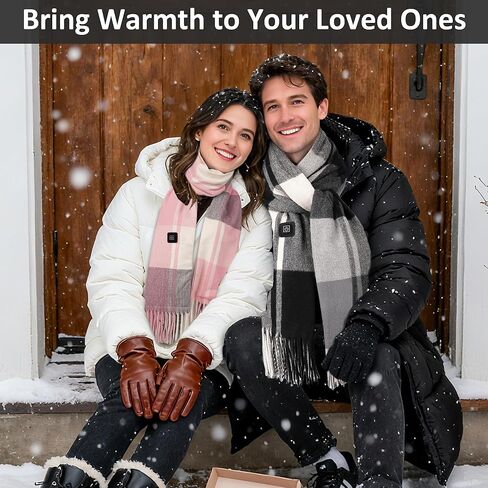 وشاح تسخين للرجال والنساء، وشاح تسخين لتدفئة الرقبة مع بطارية محمولة 5000 مللي أمبير في الساعة و3 درجات حرارة قابلة للتعديل in Kuwait