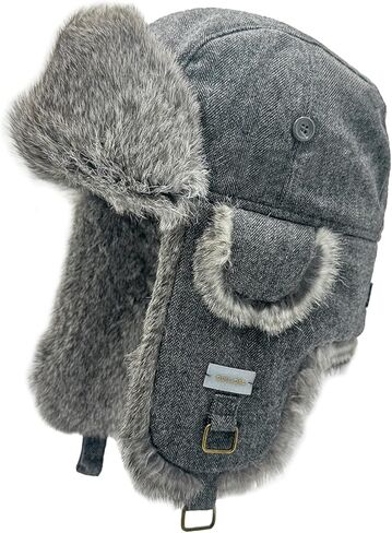 Winter Trapper Hat Russian Ushanka Aviator Warm Cold Proof Ski Hunting Cycling Winter Hats in Saudi Arabia
