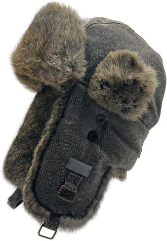 Winter Trapper Hat Russian Ushanka Aviator Warm Cold Proof Ski Hunting Cycling Winter Hats in Saudi Arabia