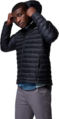 Columbia mens Corelite Down Hooded Jacket in Saudi Arabia