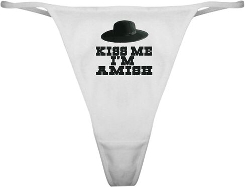 ملابس داخلية كلاسيكية من CafePress Kiss Me I'm Amish، سراويل داخلية نسائية in Saudi Arabia