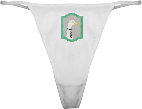 ملابس داخلية كلاسيكية من CafePress Goose (رمادي منحني)، سراويل داخلية نسائية in Kuwait