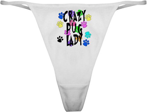 ملابس داخلية كلاسيكية من CafePress Crazy Pug Lady، سراويل داخلية نسائية in Kuwait