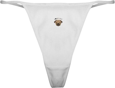ملابس داخلية كلاسيكية من CafePress Crazy Pug Lady، سراويل داخلية نسائية in Kuwait
