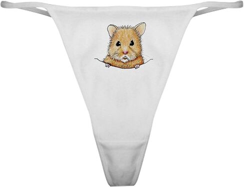 CafePress Pocket Hamster Classic Thong Underwear, Womens Panties in Saudi Arabia