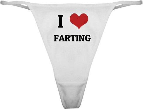 CafePress I Love Farting ملابس داخلية كلاسيكية رفيعة، سراويل داخلية نسائية in Kuwait