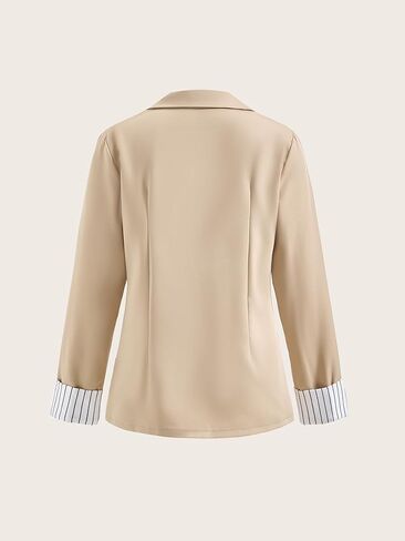 Women's Notch Lapel Business Casual Blazer Elegant Long Sleeve Work Suit Jackets Outerwear in Saudi Arabia