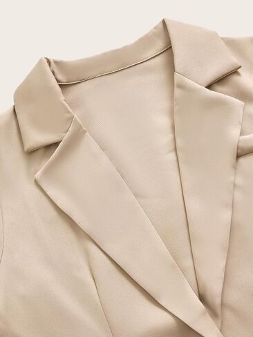 Women's Notch Lapel Business Casual Blazer Elegant Long Sleeve Work Suit Jackets Outerwear in Saudi Arabia