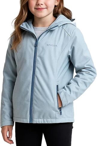 Spyder Girls Windbreaker Jacket - Lightweight Insulated Water and Wind Resistant Jackets for Girls Zip Up Kids Outerwear Coat in Saudi Arabia