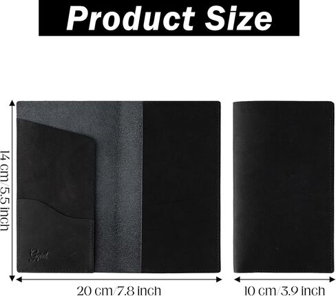 Checkbook Holder Cover - Leather Duplicate Check Book Case with Pen Holder for Men Women, RFID Blocking Standard Personal Checks Register Organizer Wallet with Pockets and Cards Slots in Saudi Arabia