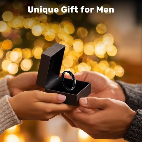 سوار الهيماتيت للرجال، استعد حافتك وثقتك، سوار قابل للتمدد مطرز بالهيماتيت الطبيعي، هدية مجوهرات الطاقة العلاجية لصديقك أو زوجك in Kuwait