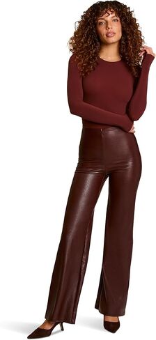 Commando Womens Faux Leather Wide Leg Pants in Saudi Arabia