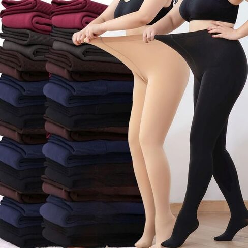 Winter Women Thick Velvet Warm Leggings Women Stretch High Waist Tights Prevent Cold Pants in Saudi Arabia