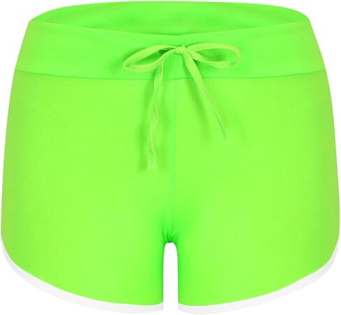Generic Yoga Shorts for Women Tummy Control Shorts Plus Size Spandex Shorts High Waisted Drawstring Shorts Summer Shorts in Saudi Arabia