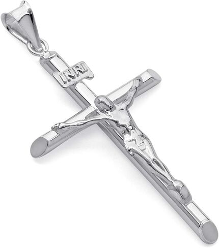 The World Jewelry Center 14k REAL Gold Religious Crucifix Jesus Cross Charm Pendant - Select Option in Saudi Arabia