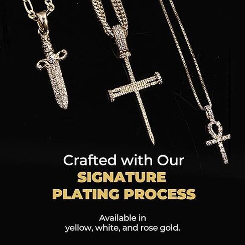 GLD Shepherd Icon Pendant for Men and Women - Gold Plated Religious Pendant - Designed in Miami - Built to Last in Saudi Arabia
