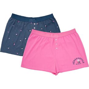 AEROPOSTALE womens 2 Pack Sleep Shorts in Saudi Arabia