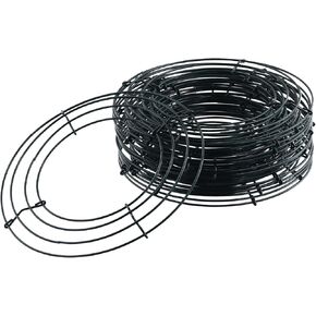 KINJOEK 15 Pack 10 Inch Wire Wreaths Frames, Wreath Forms Wreath Rings, Round Wire Frames for Wreaths, Christmas Decoration in Kuwait