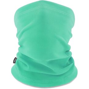Kids Fleece Neck Warmer Gaiter - Winter Face Cover for Snow Play & School - Warm Elastic Tube Scarf for Boys & Girls in Saudi Arabia