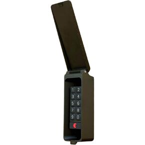 Keypad Enclosure for August/Yale & Wyze Lock Keypad - Weather-Resistant, Fully Enclosed Outdoor Housing with Magnetic Clasp (Stealth Black) in Kuwait