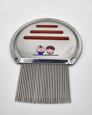 Terminator Stainless Steel Lice Comb, Professional Nit Removal Tool for All Hair Types in Saudi Arabia
