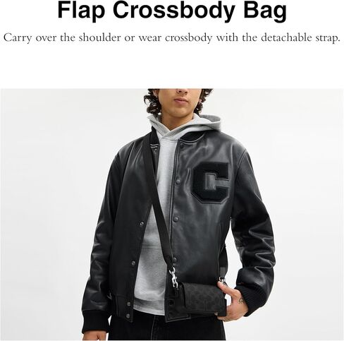 Flap Crossbody Bag in Signature in Saudi Arabia