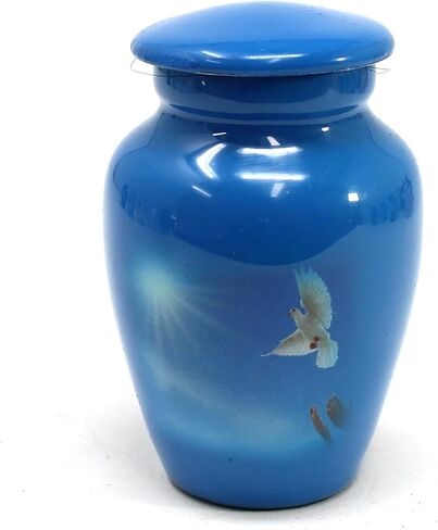 Horse on Black Background Cremation Urns for Men and Women Human Ashes - Adult Large Urn in Saudi Arabia
