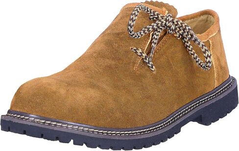 Bavarian Mens Shoes - Traditional Design - Genuine Leather Shoes for Lederhosen in Saudi Arabia