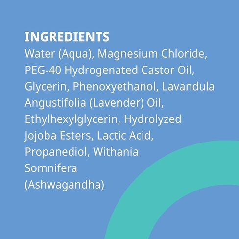 رذاذ النوم السعيد - المغنيسيوم واللافندر والأشواغاندا للاسترخاء والهدوء والراحة - خالٍ من الهرمونات والعطور ورذاذ عطري صديق لانقطاع الطمث in Kuwait