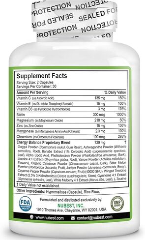 Blood Sugar - Advanced Formula with Bitter Melon, Ashwagandha, Cinnamon, Chromium, Magnesium, Vitamins, Alpha Lipoic Acid, Cayenne Pepper & More | 60 Capsules | 1 Month Supply in Saudi Arabia