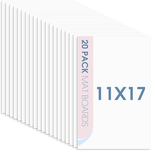 Space Art Deco, Pack of 12 12x16 Uncut White Mat Boards, Acid Free Matte Backing Boards for Pictures, Prints, Frames, Arts in Saudi Arabia