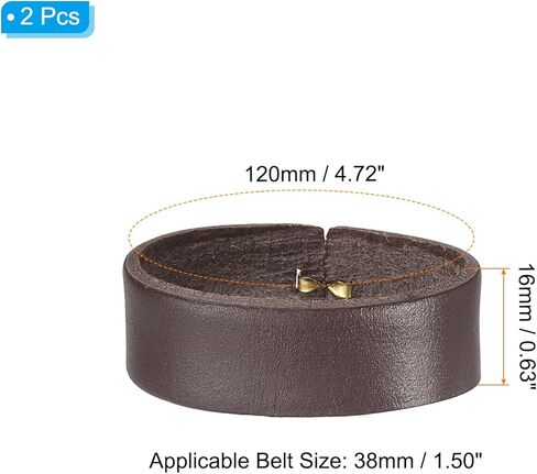 PATIKIL Leather Loop Keeper, Leather Loops Belt Keeper Loops Retainer Straps Replacement, in Saudi Arabia